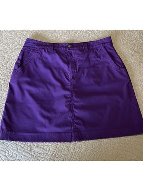Purple Women's A-Line Skort